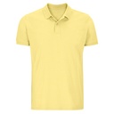Koszulka Polo Klasyczna Bawelna Organiczna Pique L03566 - Light Yellow