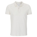 Koszulka Polo Klasyczna Bawełna Organiczna Pique L03566 - Off White