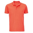 Koszulka Polo Klasyczna Bawełna Organiczna Pique L03566 - Pop Orange