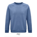 Bluza unisex z raglanowymi rękawami L03567 - Blue