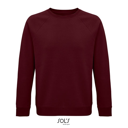 Bluza Unisex Organiczna Bawelna L03567 - Burgundy