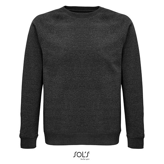 Bluza Unisex Organiczna Bawelna L03567 - Charcoal Melange