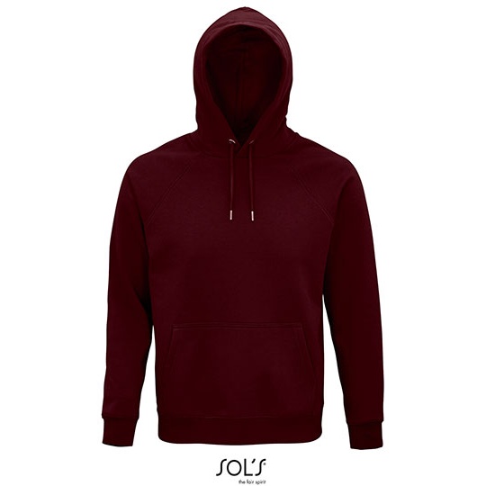 Bluza Unisex Bawelna Organiczna Poliester Recykling L03568 - Burgundy
