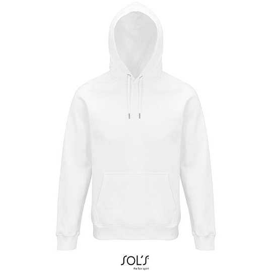 Bluza Unisex Bawełna Organiczna Poliester Recykling L03568 - White