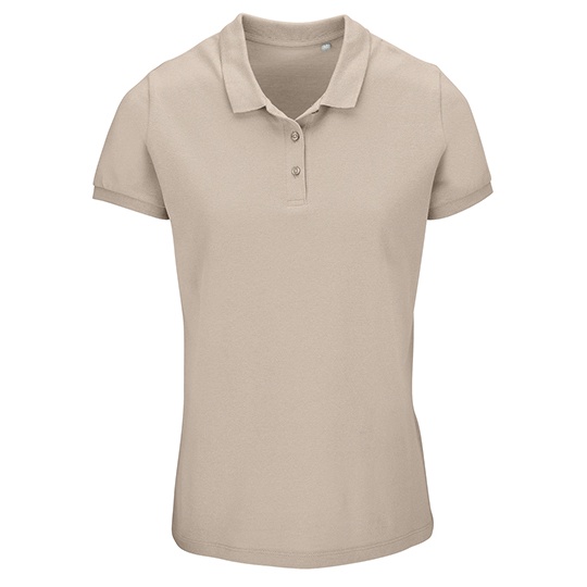 Koszulka Polo Damska Klasyczna Bawelna Organiczna Pique L03575 - Rope