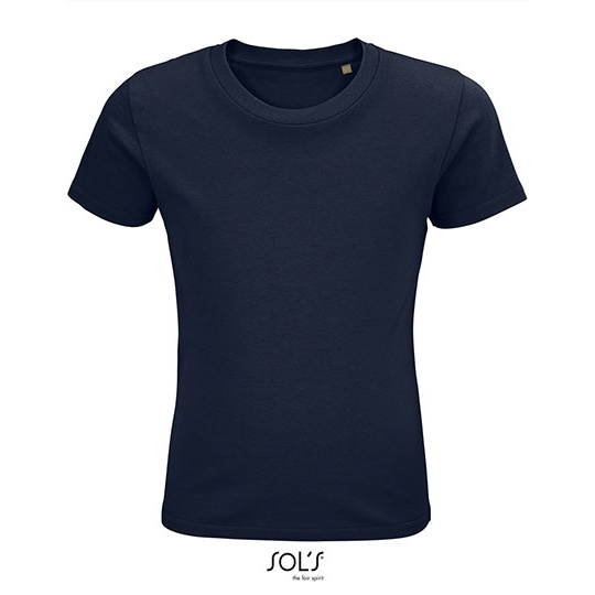 T-shirt Dziecięcy Klasyczny Bawełna Organiczna L03578 - French Navy