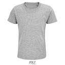 T-shirt Dzieciecy Klasyczny Bawelna Organiczna L03578 - Grey Melange