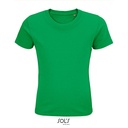 T-shirt Dziecięcy Klasyczny Bawełna Organiczna L03578 - Kelly Green