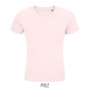 T-shirt Dziecięcy Klasyczny Bawełna Organiczna L03578 - Pale Pink