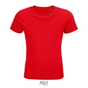 T-shirt Dziecięcy Klasyczny Bawełna Organiczna L03578 - Red