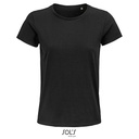T-shirt Klasyczny Bawełna Organiczna L03579 - Deep Black
