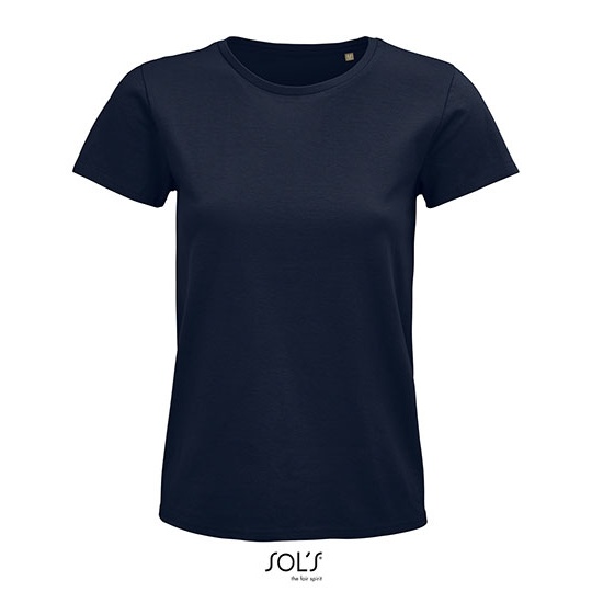 T-shirt Klasyczny Bawelna Organiczna L03579 - French Navy