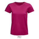 T-shirt Klasyczny Bawełna Organiczna L03579 - Fuchsia