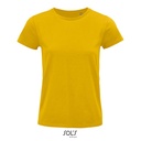 T-shirt Klasyczny Bawełna Organiczna L03579 - Gold