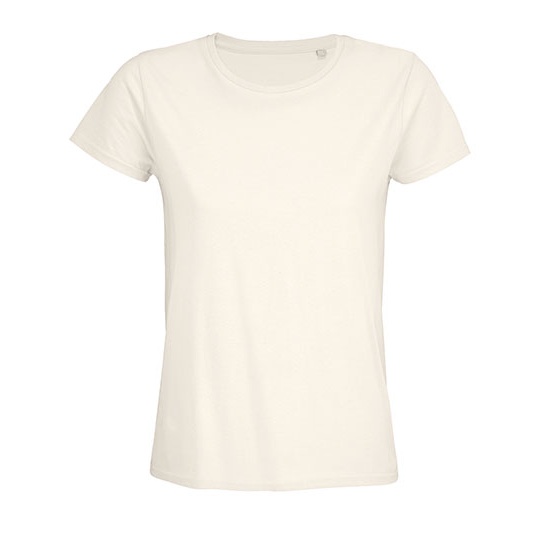 T-shirt Klasyczny Bawelna Organiczna L03579 - Off White