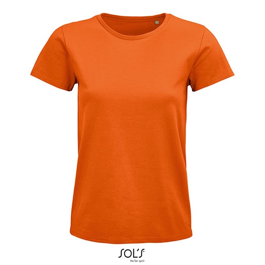 T-shirt Klasyczny Bawelna Organiczna L03579 - Orange