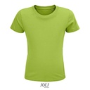 T-shirt Dziecięcy Krótki Rękaw Bawełna Organiczna L03580 - Apple Green