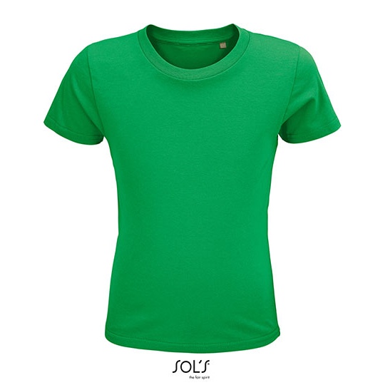 T-shirt Dziecięcy Krótki Rękaw Bawełna Organiczna L03580 - Kelly Green