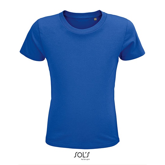 T-shirt Dzieciecy Krotki Rekaw Bawelna Organiczna L03580 - Royal Blue 241