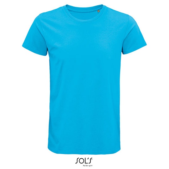 T-shirt Klasyczny Bawełna Organiczna L03582 - Aqua