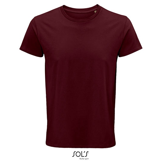 T-shirt Klasyczny Bawelna Organiczna L03582 - Burgundy