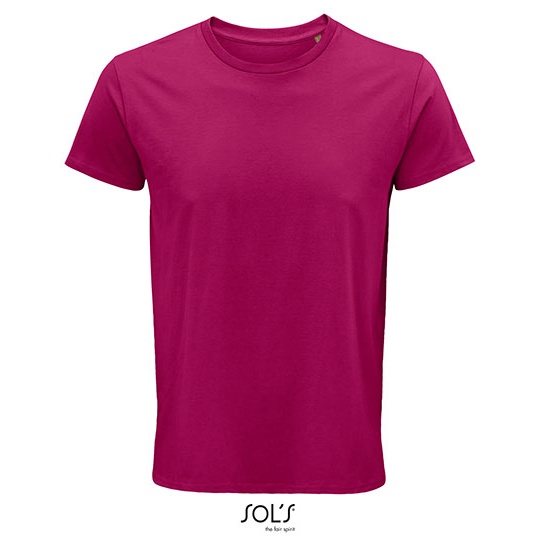 T-shirt Klasyczny Bawelna Organiczna L03582 - Fuchsia