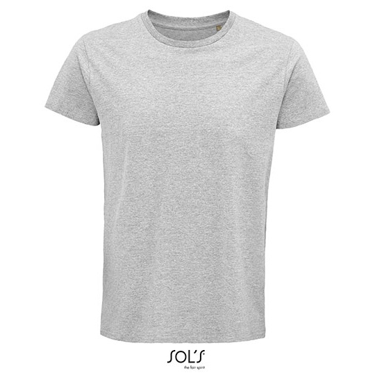 T-shirt Klasyczny Bawelna Organiczna L03582 - Grey Melange