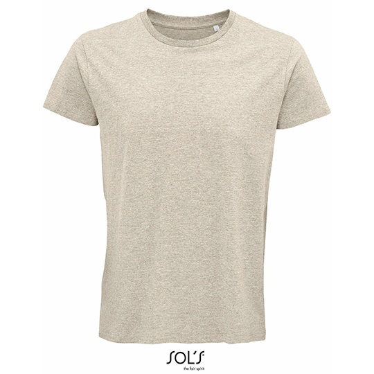 T-shirt Klasyczny Bawelna Organiczna L03582 - Heather Beige