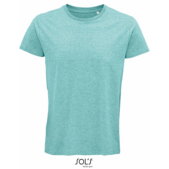 T-shirt Klasyczny Bawelna Organiczna L03582 - Heather Light Green