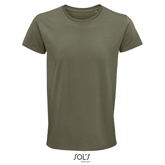 T-shirt Klasyczny Bawełna Organiczna L03582 - Khaki