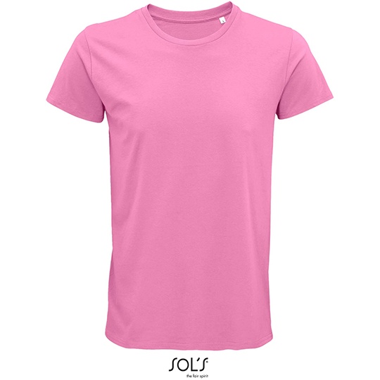 Męski T-shirt z okrągłym dekoltem L03582 - Orchid Pink