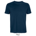 T-shirt Oversize Bawełna Poliester Recykling L03805 - Navy