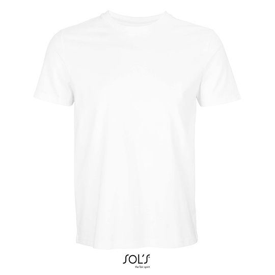 T-shirt Oversize Bawelna Poliester Recykling L03805 - White