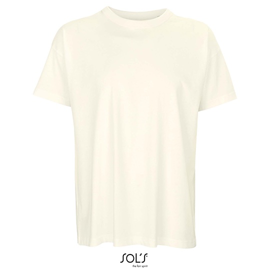 T-shirt Meski Oversize Bawelna Organiczna L03806 - Off White