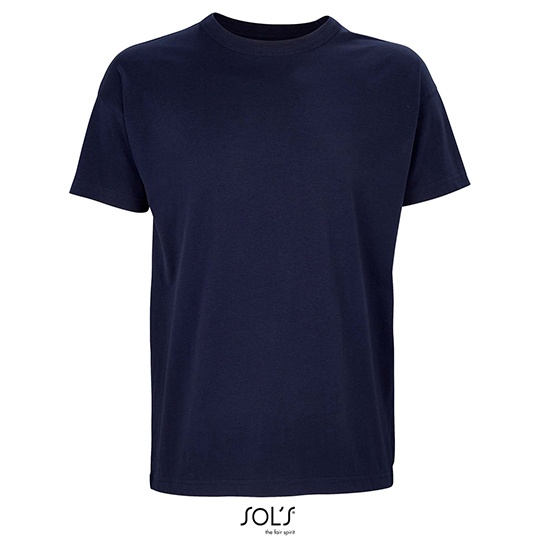 T-shirt Meski Oversize Bawelna Organiczna L03806 - French Navy