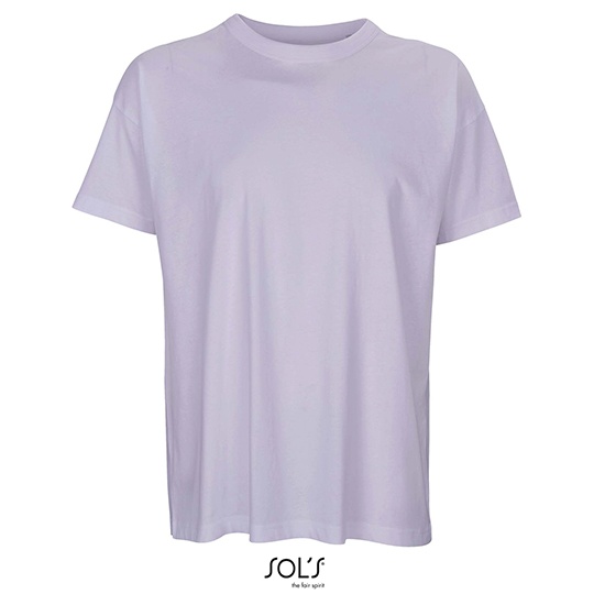 T-shirt Męski Oversize Bawełna Organiczna L03806 - Lilac