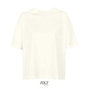 T-shirt Oversize Bawełna Organiczna L03807 - Off White