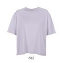 Damski T-shirt Oversize L03807 - Lilac