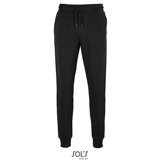 Meskie spodnie dresowe slim L03808 - Black
