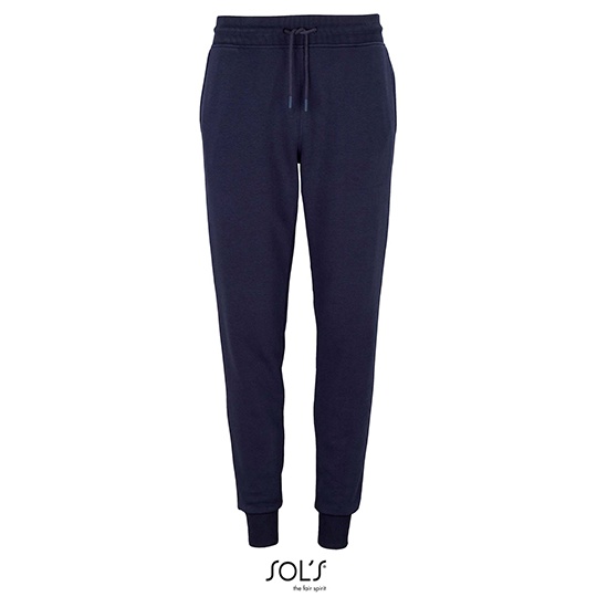 Damskie spodnie dresowe slim L03809 - French Navy