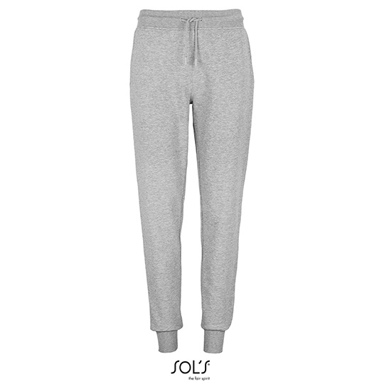 Damskie spodnie dresowe slim L03809 - Grey Melange