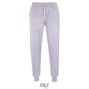 Spodnie Dresowe Slim Fit Organiczna Bawelna Polar L03810 - Lilac