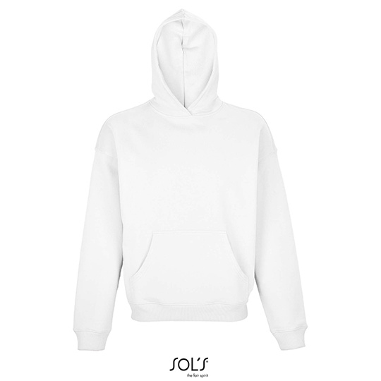 Bluza Unisex Oversize Bawełniana French Terry L03813 - White