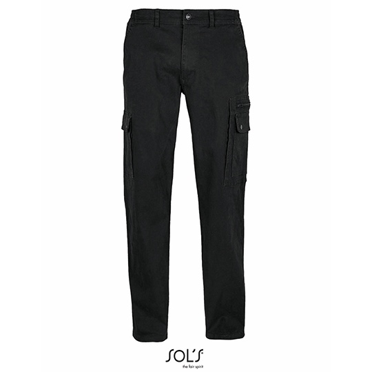 Spodnie Męskie Strecz Nowoczesny Fason L03820 - Black