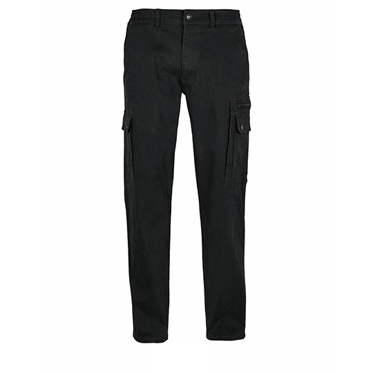 Spodnie Męskie Strecz Nowoczesny Fason L03820 - Black