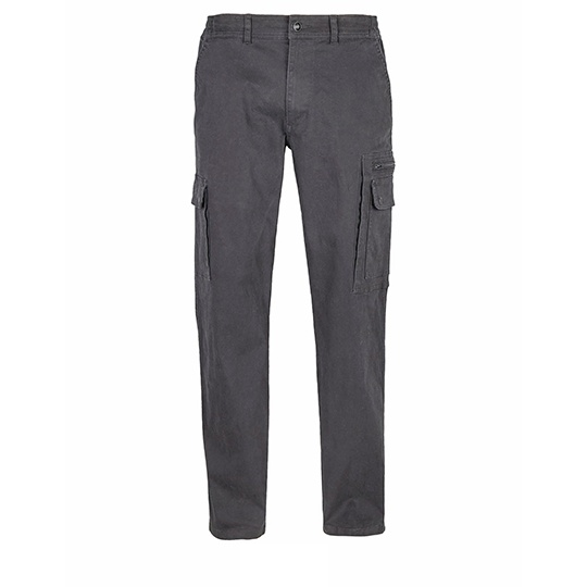 Spodnie Męskie Strecz Nowoczesny Fason L03820 - Dark Grey (Solid)