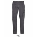 Spodnie Meskie Strecz Nowoczesny Fason L03820 - Dark Grey (Solid)
