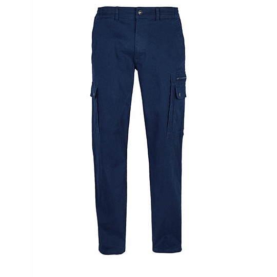 Spodnie Męskie Strecz Nowoczesny Fason L03820 - Navy