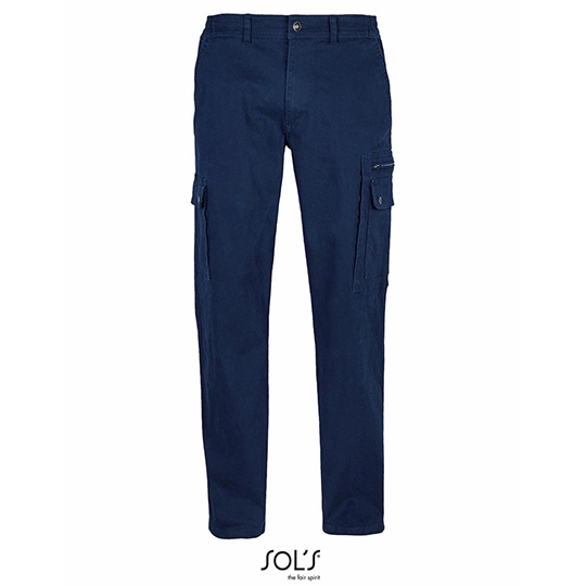 Spodnie Meskie Strecz Nowoczesny Fason L03820 - Navy