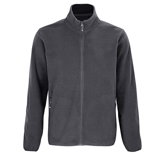 Bluza Oversize Polar z Recyklingu Elastyczna L03823 - Charcoal Grey (Solid)